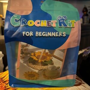 Crochet for a beggar sunflower new